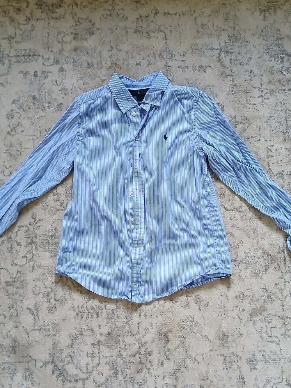 Boys' Ralph Lauren Striped Button-Down Shirt